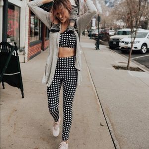 Blanche Gingham High Waisted Stride Leggings